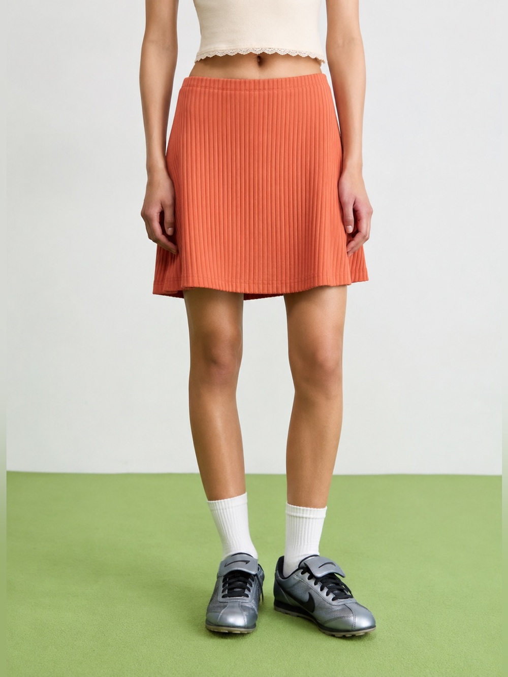 Nike Sportswear Chill Ribbed Knit Mini Skirt